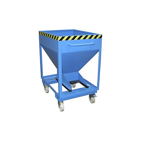 eurokraft pro  Contenitore silo  a forma di imbuto  mobile con