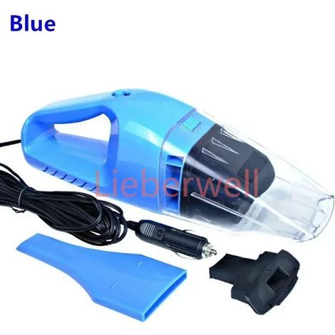 Aspirateur de voiture humide et sec, double usage, Rechargeable, Portable, haute Super aspiration, puissant, nettoyeurs à main,Blue (1/5)