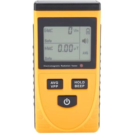Radiation Tester,Electromagnetic Radiation Detector,EMF Tester GM3120,Sound and Light Alarm,Data Locking,Radiation Assessment,Large and Clear LCD Display Screen,Compact Size