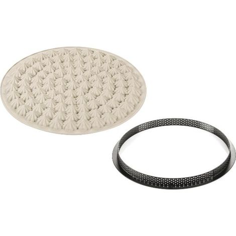 Tortenboden-Set mit Baiser - 3design - Silikomart