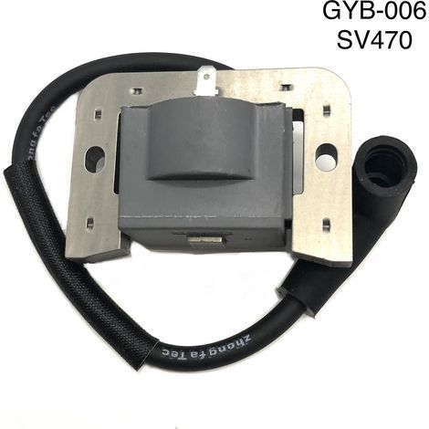 The high voltage transformer is suitable for the ignition system of SV530 and SV540 lawnmowers of 15, 16, 17 and 18 HP (model GYB-006).