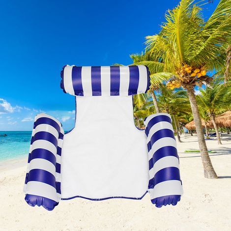 Fauteuil flottant gonflable pour piscine adulte. hamac portable pour piscine. bain flottant pour plage. lac ou autre espace extérieur. (1/5)