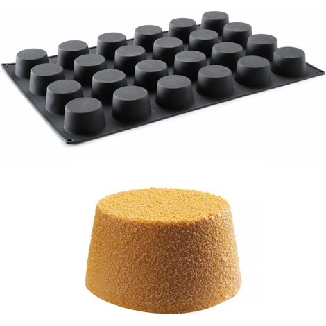 Molde de silicona para bombones, mousses y repostería 570 x 375 mm - muffins (1/3)