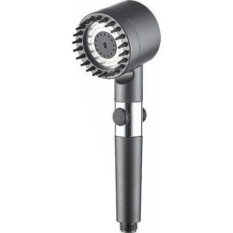 Pommeau de douche à main haute pression avec 3 modes de jet et filtre de salle de bain (1/4)