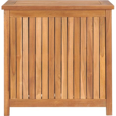 INLIFE Boîte de rangement de jardin 60x50x58 cm Bois de teck solide (1/5)