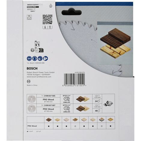 Bosch Master Promotions Promo 3Pack 165 mm CL Pro Wood 2608644730 (1/5)