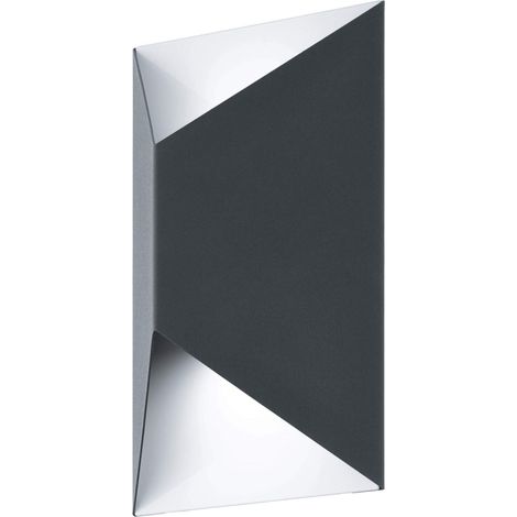 Applique Esterno Moderna Predazzo Metallo Bianco Led (1/5)
