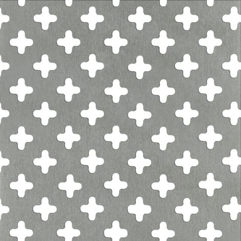 Alberts Lochblech Aluminium eloxiert 200 x 0,8 x 1000 mm Kreuzloch Lochblech (1/4)