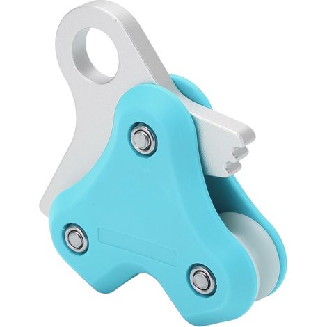 Poulie en alliage d'aluminium pour bouée de plongée libre, enrouleur de corde métallique, accessoires de plongée haute performance, bleu (1/5)
