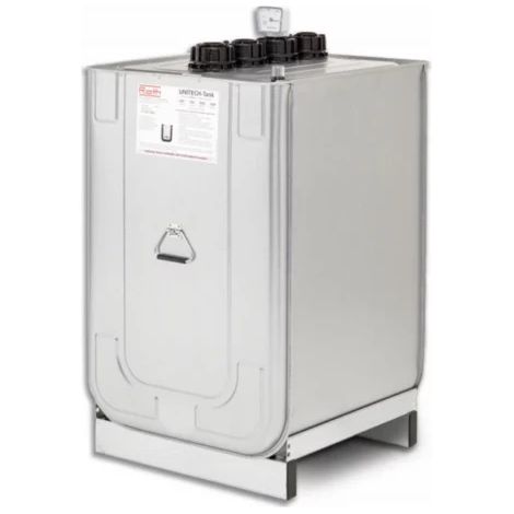 Pressol – Citerne double paroi 400 L pour gasoil et fuel – Jauge mécanique – Indicateur de fuite – Pieds palettes en acier démontables