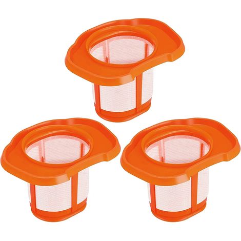 Lot de 3 filtres de rechange pour aspirateur sans fil Black+Decker BHHV320B BHHV320J BHHV520BF BHHV520BFP BHHV520BT BHHV520JF, pièces compatibles, haute efficacité (1/5)
