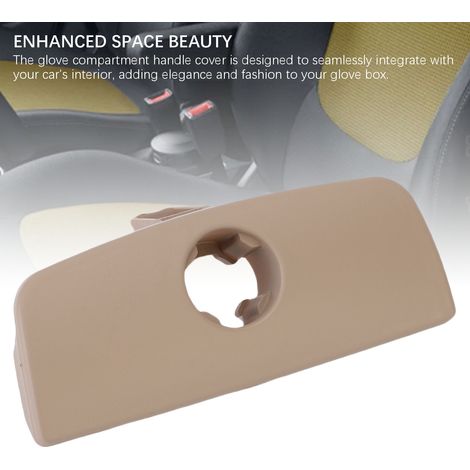 Poignée/Couvercle de Boîte à Gants 3B1857122 pour VW B5 1998-2005 - Rangement ABS Beige Remplacement Direct (1/5)