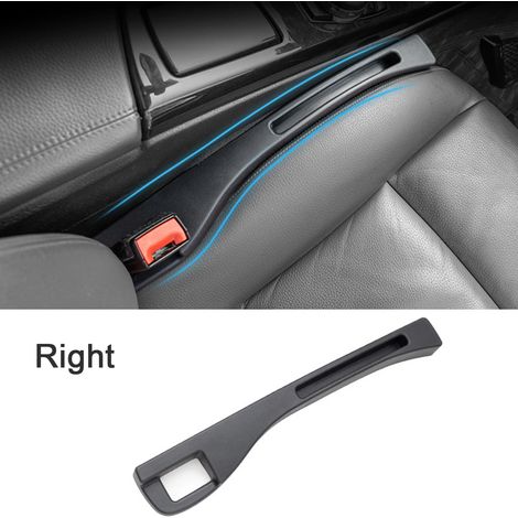 (Noir droit 1 pièce) Joint de remplissage universel souple pour siège auto avec coque de téléphone - Bouchon de couture latérale de siège - Bande de remplissage anti-fuite - Accessoires intérieurs aut (1/5)