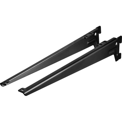 Dolle Winkelträger 1-Reihig 38 cm schwarz Metall Winkelträger