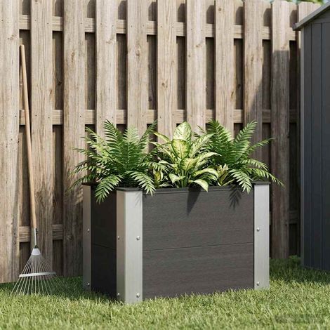 Teenpull – Hochbeet Schwarz 50 x 30 x 36 cm (1/5)