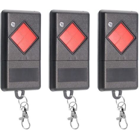 Lot de 3 télécommandes de rechange pour porte de garage Dickert 40,685 MHz, compatible avec Dicket MAHS40-01, MAHS40-04dyk-