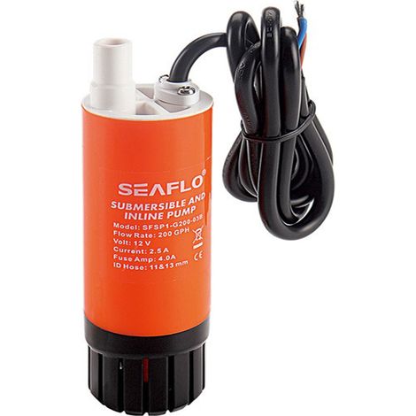 Marine-Tauchpumpe, Yacht-/Wohnmobil-Sanitärwasserpumpe, tragbare kleine Tauchpumpe, Dieselpumpe, Schiffszubehör - SFSP1-G200-03B - Tauchpumpe (1/4)