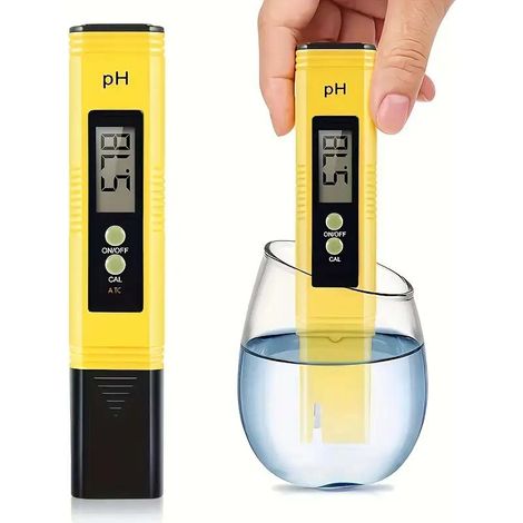 1pc Testeur pH Numérique 0.01 Haute Précision Plage 0-14, Stylo Digital Portable avec Écran LCD, Calibration Automatique, Mesure Rapide pour Eau Potable, Piscine, Aquarium et SPA (1/5)