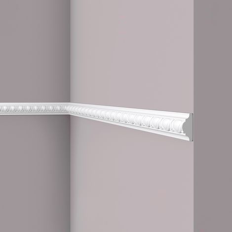 Cornice Parete NMC WO1 WALLSTYL Noel Marquet modanatura tipo stucco design classico senza tempo bianco 2 m
