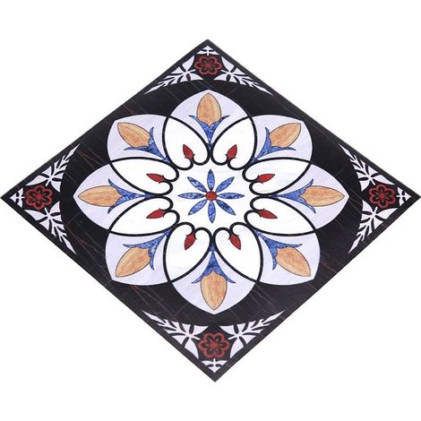 Autocollants muraux auto-adhésifs en PVC pour carrelage, 10 pièces, décalcomanies 3D, décoration de maison, 12CM x 12CM 5 (1/5)