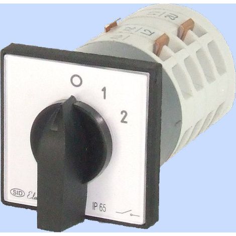 Schalter elektromet e12-32 5 Pole 12A wasserdicht IP65 (1/2)