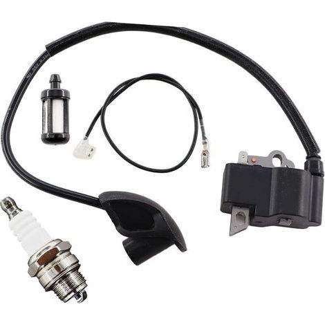 Ignition Coil Kit for STIHL FS120 FS120R FS200 FS200R FS250 FS250R FS300 FS350 FR350 FR450 FR480 FR480C BT120 BT120C BT121 BT121Z FS202 4134 400 Brush Cutter 1301 (1/5)