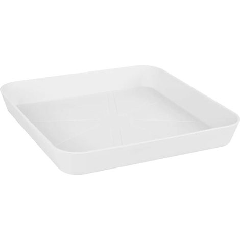 Elho Untersetzer Loft Urban weiß 22 x 22 cm Untersetzer