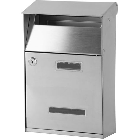 Briefkasten GL-16S, 320x105x215 mm, Post, Edelstahl