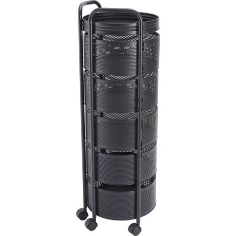 2-Tier Kitchen Rotating Storage Rack