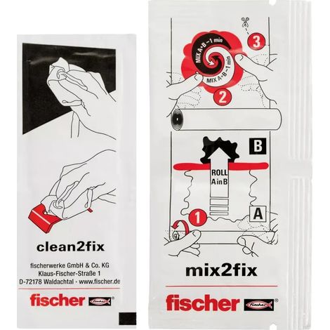 Colle à 2 composants pour fixer les accessoires de salle de bain