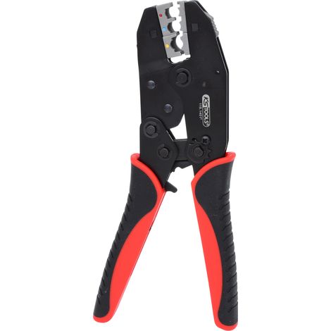 KS Tools Crimpzange für isolierte Kabelschuhe, 220 mm (1/5)