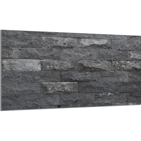 Plaque de protection en verre pour poêle 90x52 Brick (1/5)