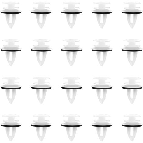 Lot de 50 clips de rechange pour garniture de seuil de porte compatibles avec Série 1 3 5 7 E21 E30 E36 E46 E90 E91 E92 E93 E12 E28 E34 E39 (1/5)