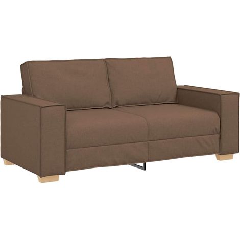 4104984 2-Seater Sofa Brown 180x78x84 cm Fabric vidaXL (1/5)