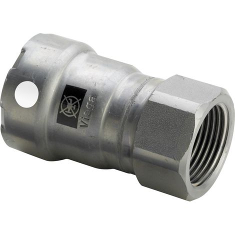 Pièce de transition avec SC Megapress S 4312 en acier 3/8 pouce x Rp3/8 revêtu de Zn-Ni.