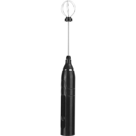Wiederaufladbarer elektrischer USB-Milchaufschäumer, 3 Geschwindigkeitsstufen, Schneebesen, Handmixer, Haushaltsgerät, Schwarz (1/5)