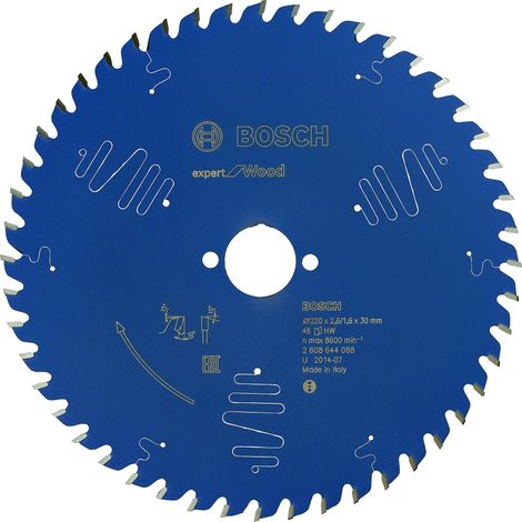 Lama per sega circolare Bosch Expert for Wood per seghe da tavolo 220 x 30 x 2,6 mm 48 - 2608644088 (1/3)