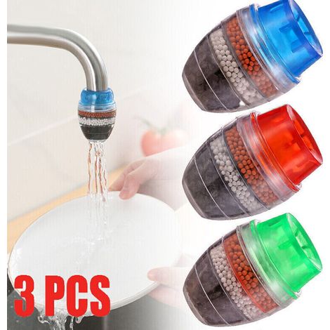filtres à charbon actif pour purificateur d'eau du robinet, cartouche de noix de coco, pour la maison et la cuisine (1/5)