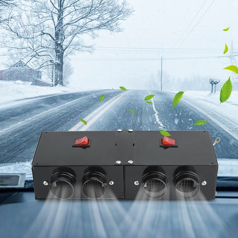 Chauffage/dégivreur de voiture 500 W à 4 trous pour purifier l'air et dégivrer (12 V) (1/5)