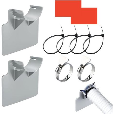 Supporto per tubo da piscina, 2 supporti per tubo da piscina, supporti per tubo da piscina da 38 mm, supporti per tubo da piscina (1/5)