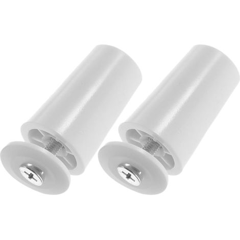 Lot de 2 Goupilles de Remplacement pour Volets Roulants en Plastique et Alliage D'aluminium, Accessoires pour Stores Blancs, Finition Soignée, pour Maison et Bureau (1/5)