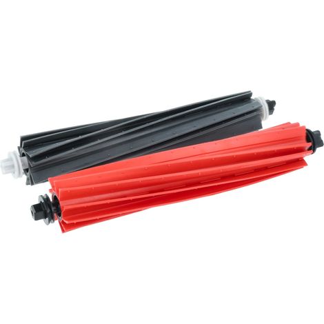 vhbw 2x Spazzola tonda compatibile con Roborock S8, Q8 Max, Q5 Pro+, Q5 Pro, S8 Pro Ultra, S8+, Q8 Max+ robot aspiratore - spazzola a lamelle (1/4)