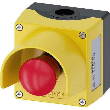 Siemens 3SU18010NA002AC2 Interruptor de parada Amarillo