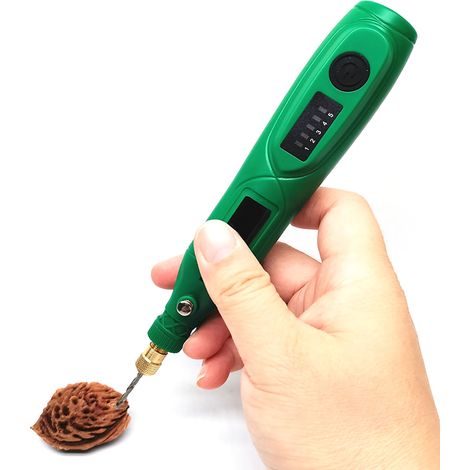 Mini outil rotatif sans fil 5 vitesses, moteur cuivre rechargeable, boîtier plastique, set de ponçage pour meulage