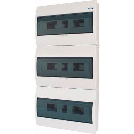 Coffrets de distribution ECO, montage en saillie, à 3 rangées, 18 PE, IP40 (1/3)