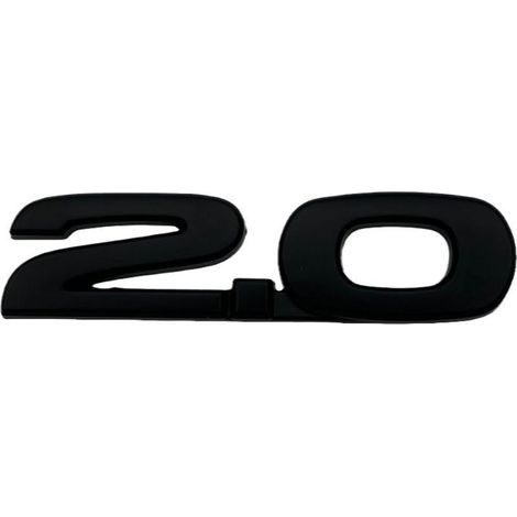 AWD 2.0 Auto-Logo-Aufkleber aus schwarzem Metall für modifiziertes Mazda-Seitenlogo (1/5)