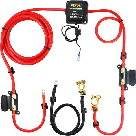Automatisches 12V 4m Batterietrennsystem mit Erkennungsrelais für Wohnmobile, Boote, Geländewagen und Yachten (1/5)