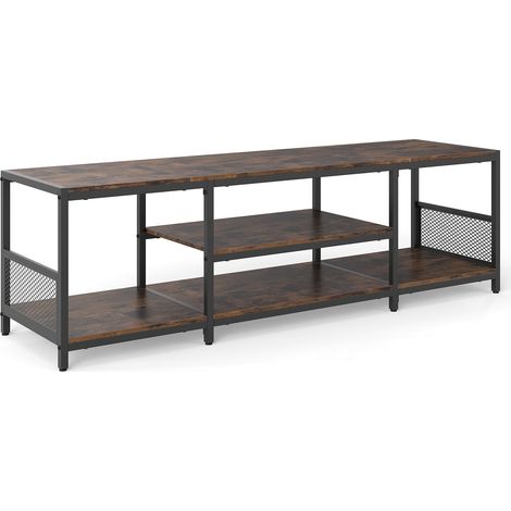 TV-Ständer für 65-Zoll-Fernseher, Industriestil, Metallrahmen