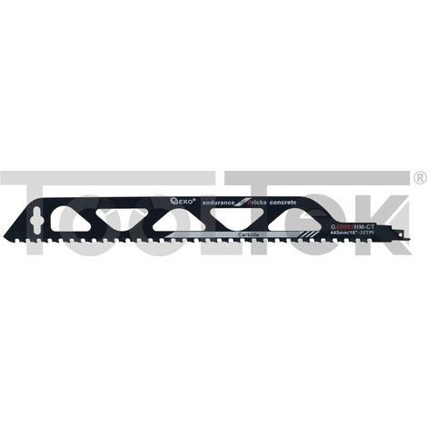 LAMA CALCESTRUZZO SEGHETTO SEGA GATTUCCIO MATTONI 455mm 32 DENTI G40082