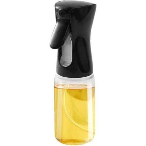 Olivenöl-Sprühflasche aus Glas, 220 ml, starker Sprühnebel, ideal zum Kochen, für Heißluftfritteuse, Salate, Grills und zum Braten. - Crezuo